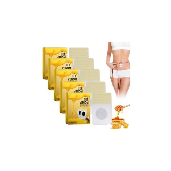 ACWOO Patchs Détox Venin D'Abeille - 42 Pièces Pour Drainage Lymphatique Et Modelage Corporel - Homme/Femme