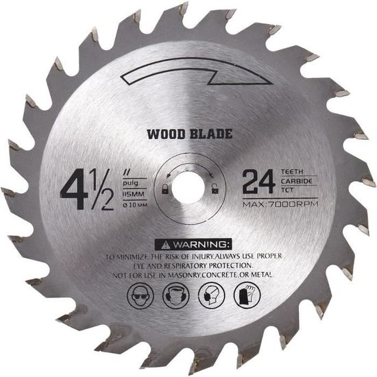 Lame De Scie Circulaire Tenryu 12 Pouces – Carbure, 24 Dents, Coupe Multi-matériaux IW-305100AB2