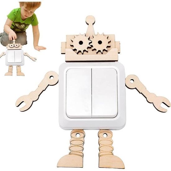 Montessori Bebe Busy Board Jouet En Bois Avec Boutons LED Lumineux Sensoriel Tableau D Activites En Bois Avec Lumieres Et Interrupteurs Educatif Cadeau Enfant Garcon Et Fille 1 2 3 4 5 6 Ans