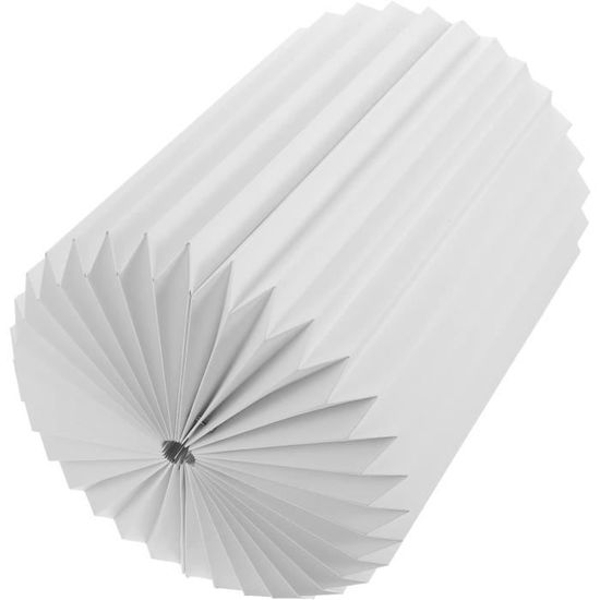 Abat-jour Origami Rond En Papier Citrouille - Lampe Suspension Nordique Créative Blanc Pour Intérieur Moderne