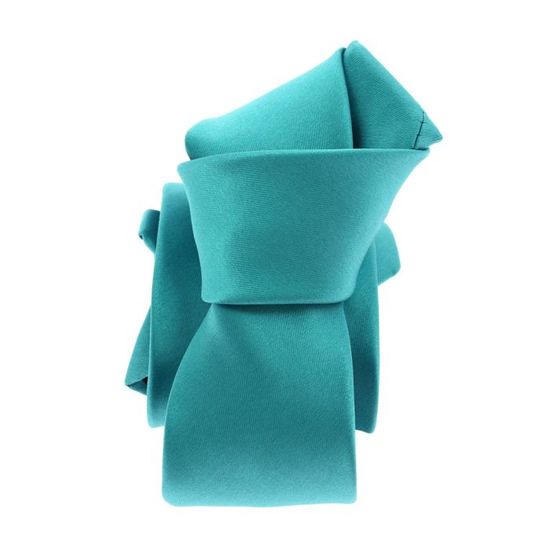 Clj Charles Le Jeune. Cravate. Monochrome, Microfibre. Bleu ciel - Uni