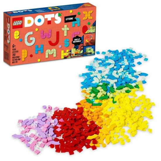LEGO® 41950 DOTS Lots d'Extra DOTS - Lettres, Pièces Pour Tableaux à Messages, Set de Bricolage dès 6 Ans