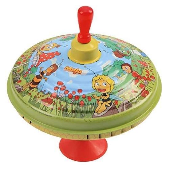 Toupie Bourdonnante Le Petit Prince 19 Cm – Toupie Métal à Pompe Classique Avec Sons & Effet Arc-en-ciel – Dès 18 Mois