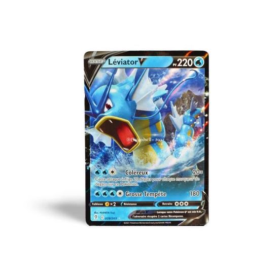 Carte Pokémon Léviator-V 028/203 Ultra Rare Évolution Céleste