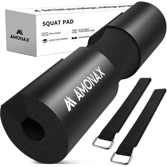 Coussin De Squat Amonax – Mousse Haute Densité, Protection Cou Et épaules, Pour Barre