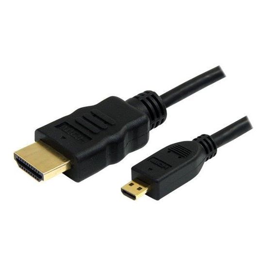 STARTECH.COM Câble HDMI haute vitesse avec Ethernet - HDMI vers HDMI Micro - M/M - 1 m - Noir
