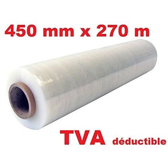 Inoverse Lot de 6 rouleaux de film étirable transparent pour meubles et  déménagements, pour palettes, film d'emballage en rouleau, matériau d' emballage, 40 cm/700 g SF-40-700-6r : : Fournitures de bureau