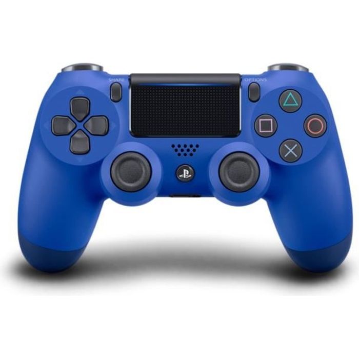 Manette PS4 DualShock 4.0 V2 Bleue/Wave Blue - PlayStation Officiel