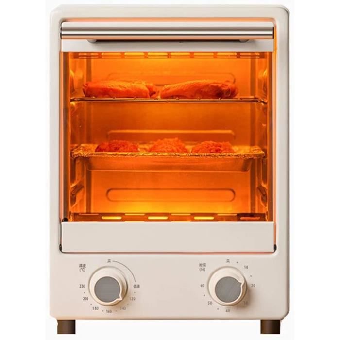mini four ménage four électrique multifonctionnel 12l capacité de grande capacité 60 minutes minuterie 900w 100 ° c-230 ° c contrô