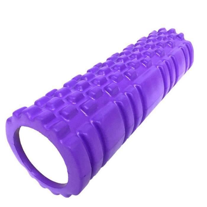 Yoga Colonne Bloc Équipement De Fitness Pilates Rouleau En Mousse Fitness Gym Exercices Muscle Roller Purple 30 * 9.5