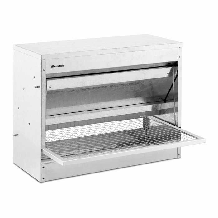 Mangeoire Automatique Pour Volaille Poule 11,5 kg Marchepied En Acier Galvanisé