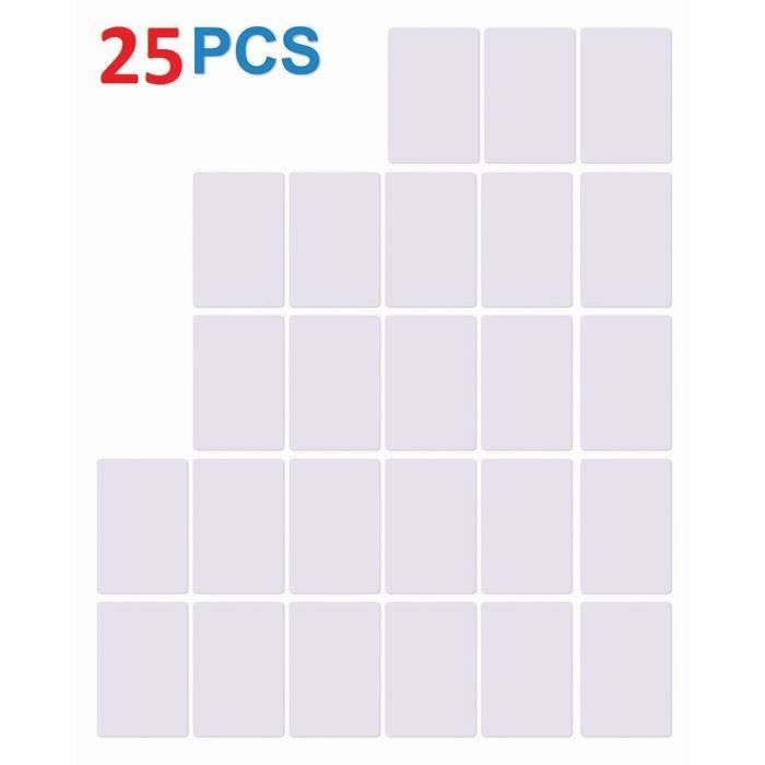 Cartes Vierges NFC Tag Lot de 25 Pièces IC Cartes M1 Tags Carte Mémoire