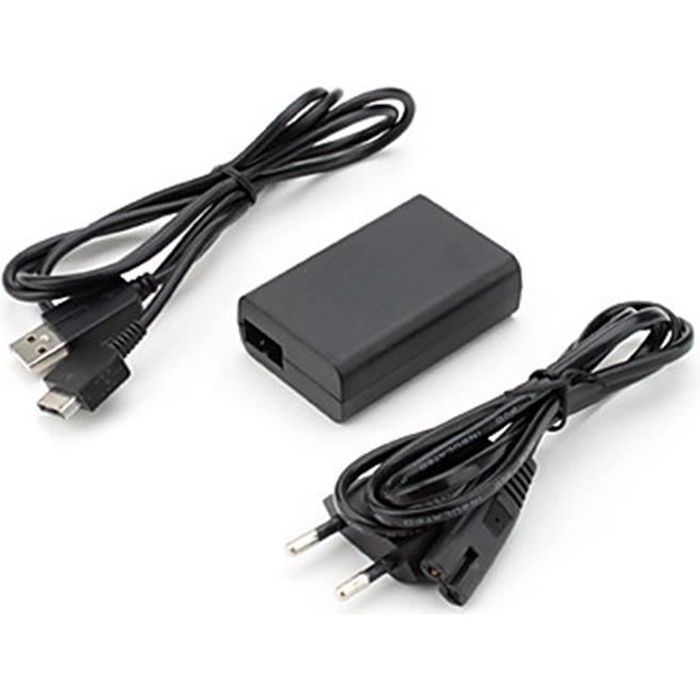Chargeur AC Adaptateur avec Câble USB pour PS Vita EU Plug