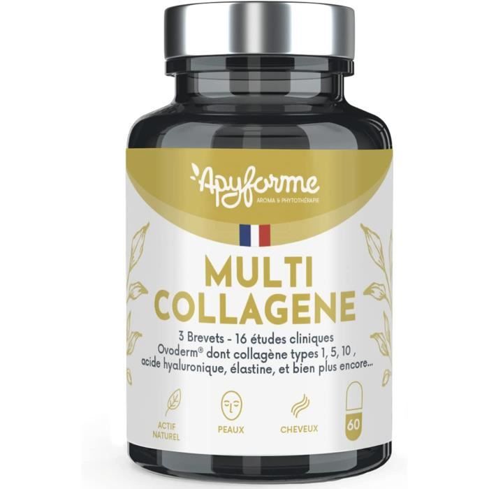 Multi Collagène Innovation PeauCheveuxOngles et Articulations Collagènes de Types 15 et 10Naturellement Riche en Acide Hyalur 261