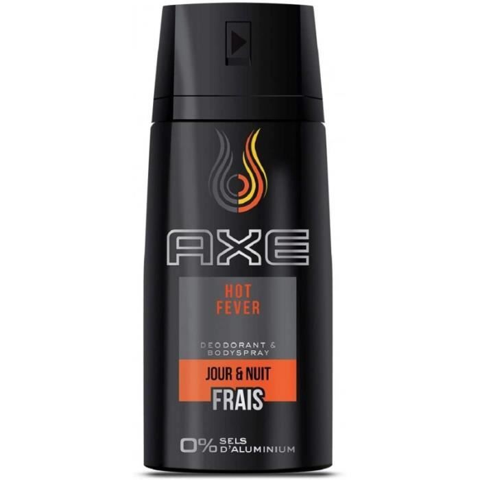 AXE - LOT DE 6 DEO BODY SPRAY - 6x150ML HOT FEVER