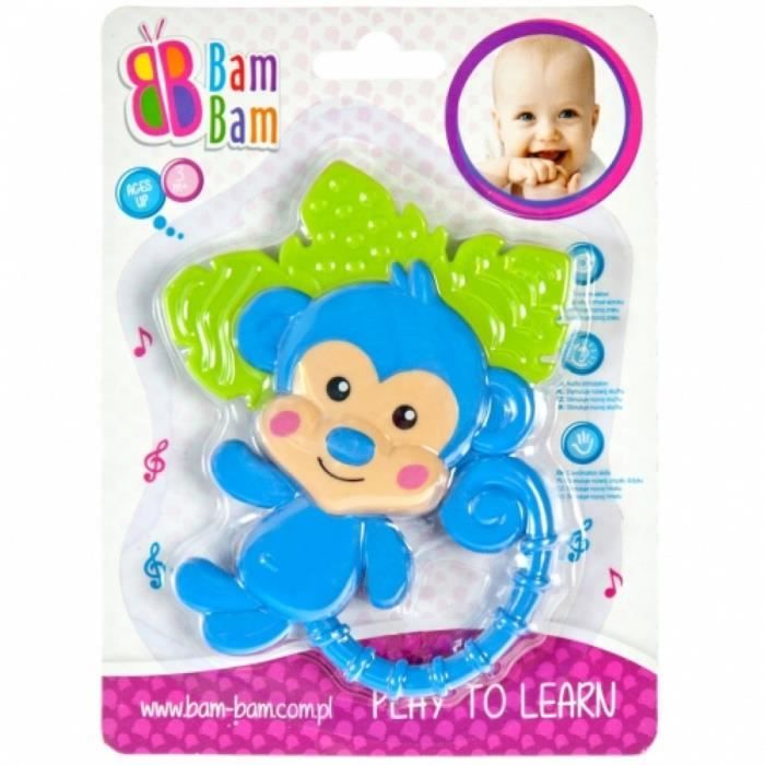 Hochet pour bébé - SINGE - de la marque - BAM BAM -.