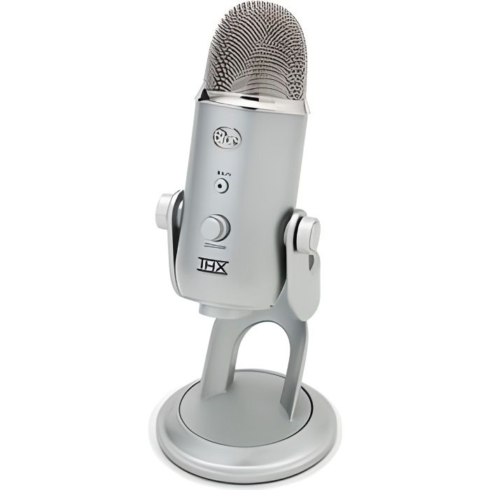 BLUE MICROPHONES Microphone USB YETI - 16BIT/48KHZ - Argent - PC / MAC