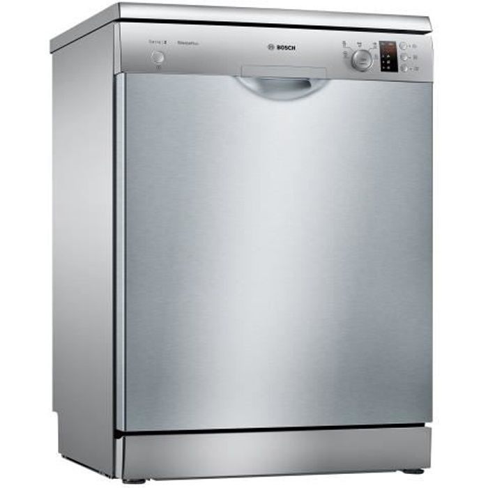 Bosch Serie 2 SMS25AI05E Lave-vaisselle pose libre largeur : 60 cm hauteur : 84.5 cm acier inoxydable