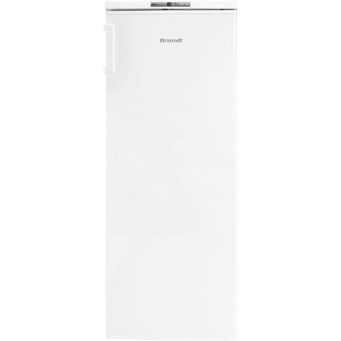 BRANDT BFU4425SW - Congélateur armoire - 161 L - Froid statique - L 55 x H 143 cm - Blanc