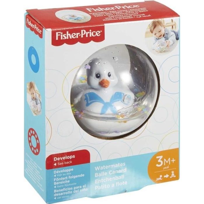 Fisher-Price - FP BALLE D'EAU CANARD BLANC - Jeux d'éveil - Dès 6 mois