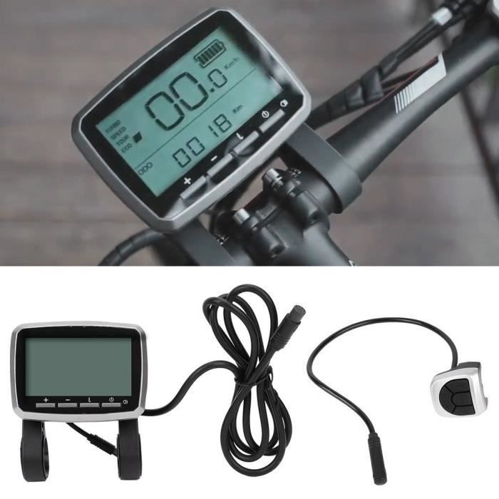 Écran LCD de vélo, écran LCD de vélo, vélo électrique léger pour compteur de vitesse extérieur facile à installer pour