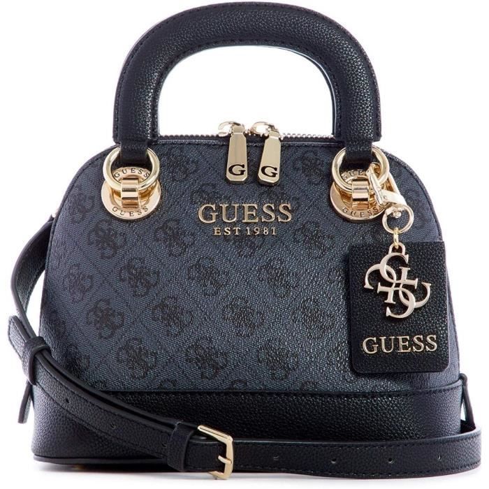 sacs portés main cathleen small dome satchel femme guess hwsg77 37050 Coal