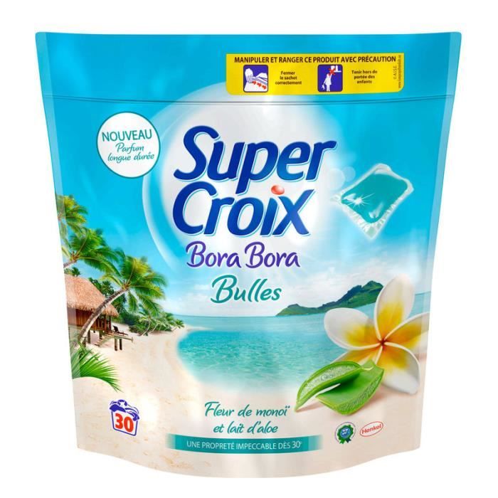 SUPER CROIX Lessive liquide Bore Bora - 30 Capsules