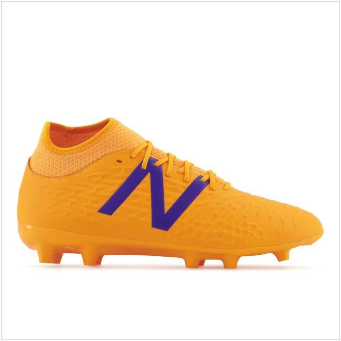 Chaussures de football de football New Balance Tekela V3+ Magique FG - impulse/vibrant orange - 39,5