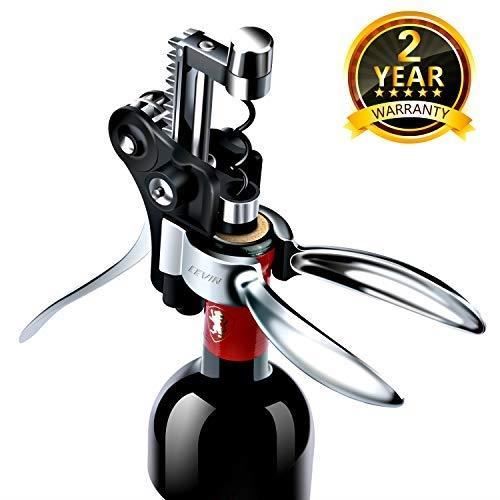 Tire Bouchon de Vin Coffret - Rapide et Facile à Utiliser Alliage de Zinc Inoxydable et Incassable Kit d'Ouvre-Bouteilles