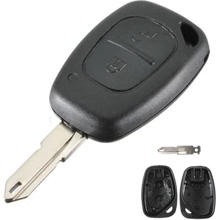 U 2 Bouton Coque Clé Télécommande Pour Renault Trafic Kangoo Opel Master Vivaro