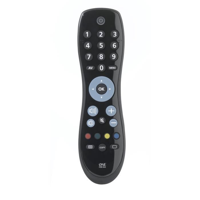 One For All - Télécommande Universelle - Simple TV - Antichocs - Programmation et utilisation simples - 100% compatible