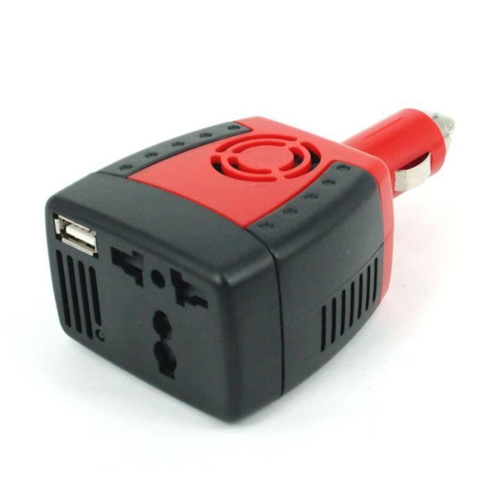 150W Convertisseur Voiture Puissance de L'onduleur DC 12V à 220V AC Avec USB 500mA Modifiée Puissance