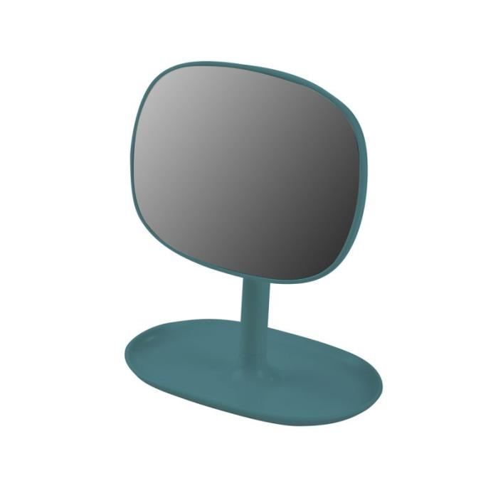 Miroir & Plateau à Bijoux -vitamine Ii- Bleu Canard - Paris Prix