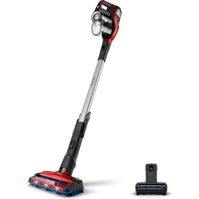 Philips FC6823/01 SpeedPro Max Aspirateur Balai sans fil rapide - autonomie 65 min et brosse 360°