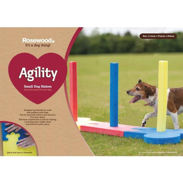 ROSEWOOD Piquets slalom d'agilité - Pour chiot