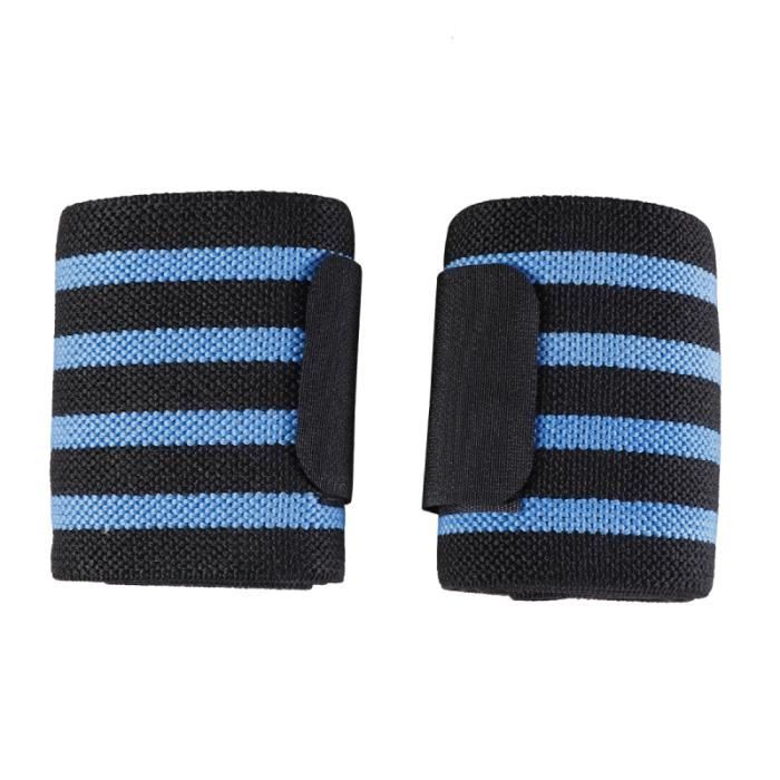 2 bracelets PCS pour utilisation sportive Bandes de transpiration haltérophilie Support de bande de poignet BRACELET DE FORCE