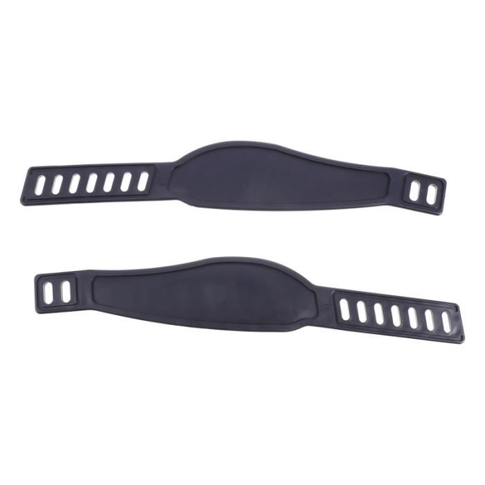 2 pièces accessoires de gymnastique bandes de fixation de vélo sangles de pédale de d'exercice pour de plein air à la maison