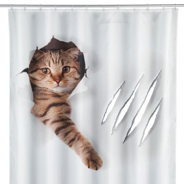 Rideau de douche Cute Cat