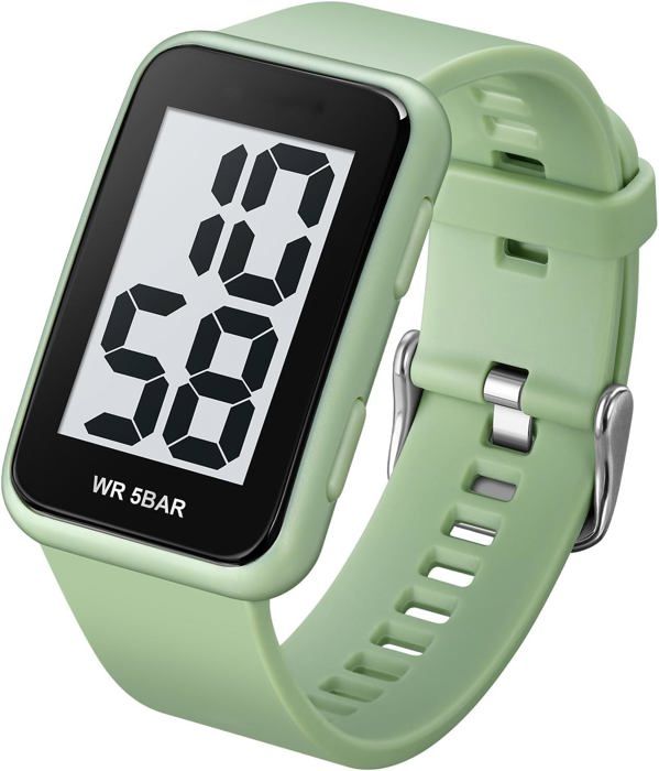 Montres Gros Chiffres Homme Montre Numérique Forrader Cadran