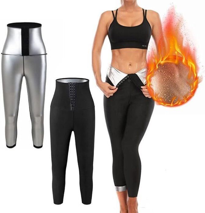 Legging de sudation sport avec crochet ventre plat