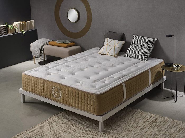 Matelas 140x190 cm à mémoire de forme BLISS COMFORT Épaisseur 15 cm 11 Zones de Confort Mouse H.R. haute densité