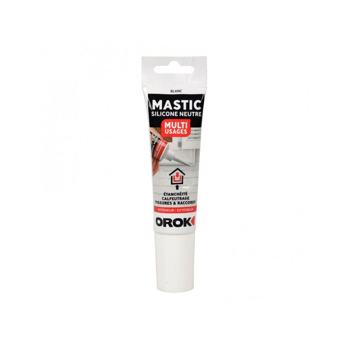 Mastic Silicone - Multi Usages - Blanc - Tube 85ml - Vendu à l'unité ...
