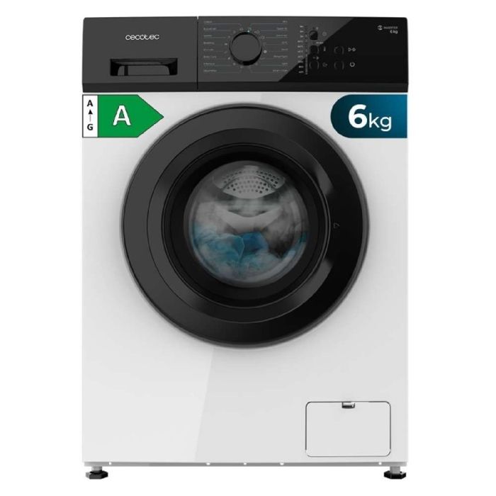 Lave-linge Cecotec 6Kg Chargement Frontal Bolero DressCode 620 Inverter. 1000RPM 16 Programmes Basse Consommation Moteur Inverter - Cecotec