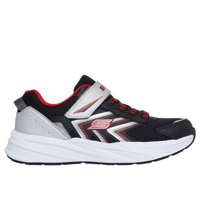 Baskets enfant Skechers Microspec Tread - noir/rouge Baskets enfant Skechers Microspec Tread - noir/rouge