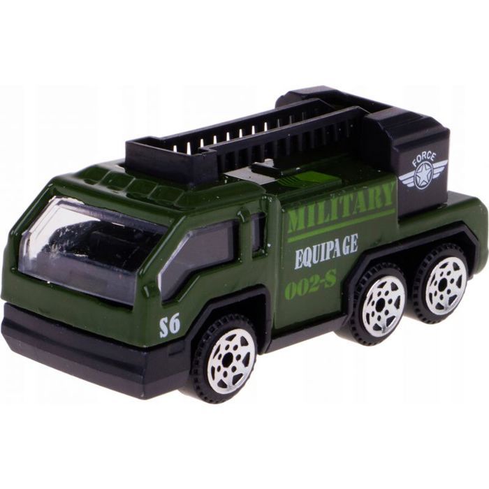 Camion militaire miniatures en métal - Set de véhicules 1:16 pour enfants