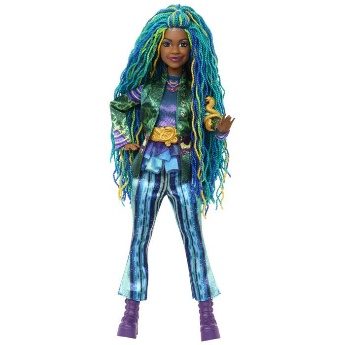 Mattel Poupée Uliana - Disney Descendants sœur dUrsula articulations flexibles et accessoires