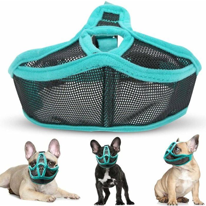 Taille S (6 - 13,5 kg)Muselière pour Chien en Maille Museau de Chien à
