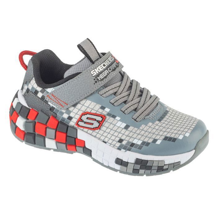 Skechers Baskets - SKECHERS - Mega-Craft 3.0 - Gris - Fermeture scratch - Air-Cooled Memory Foam