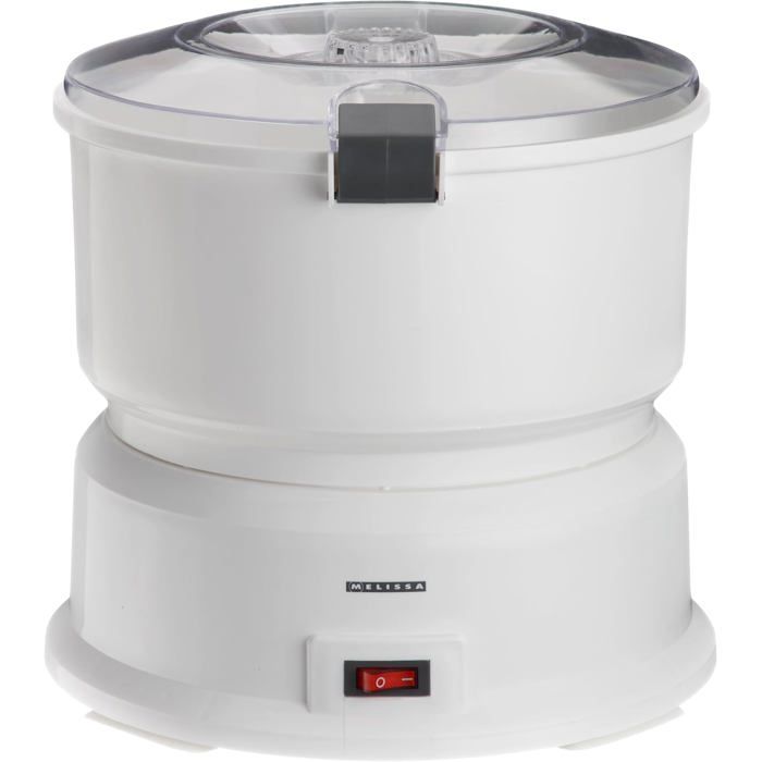 MELISSA Éplucheur de pommes de terre électrique 85W 1 kg + essoreuse à salade - Blanc