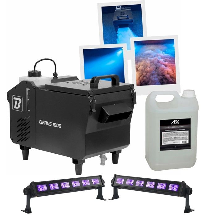 Ibiza - LSM1500PRO - Machine à fumée professionnelle de 1500W